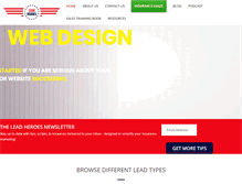 Tablet Screenshot of leadheroes.com